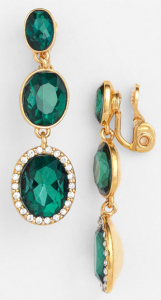 Anne Klein Bruma Linear Clip Earrings