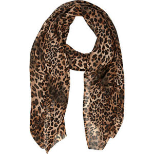Leopard Print Scarf