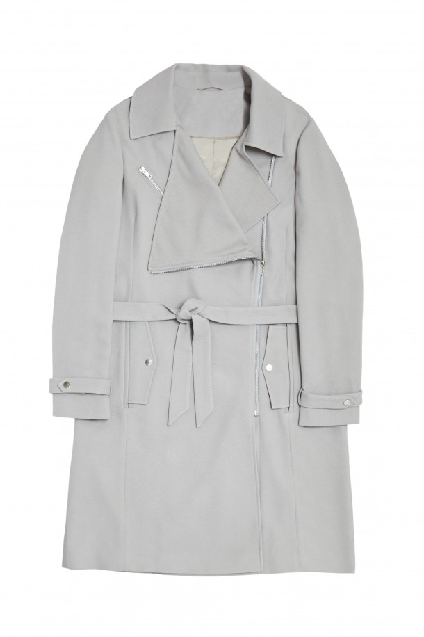 ASSO CURVE mac with zip detail £75