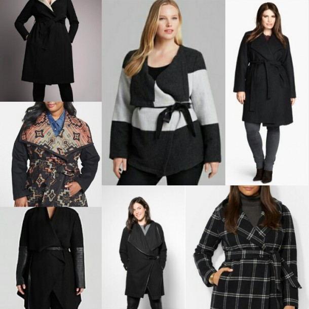 PLUS SIZE_Wrap Coat
