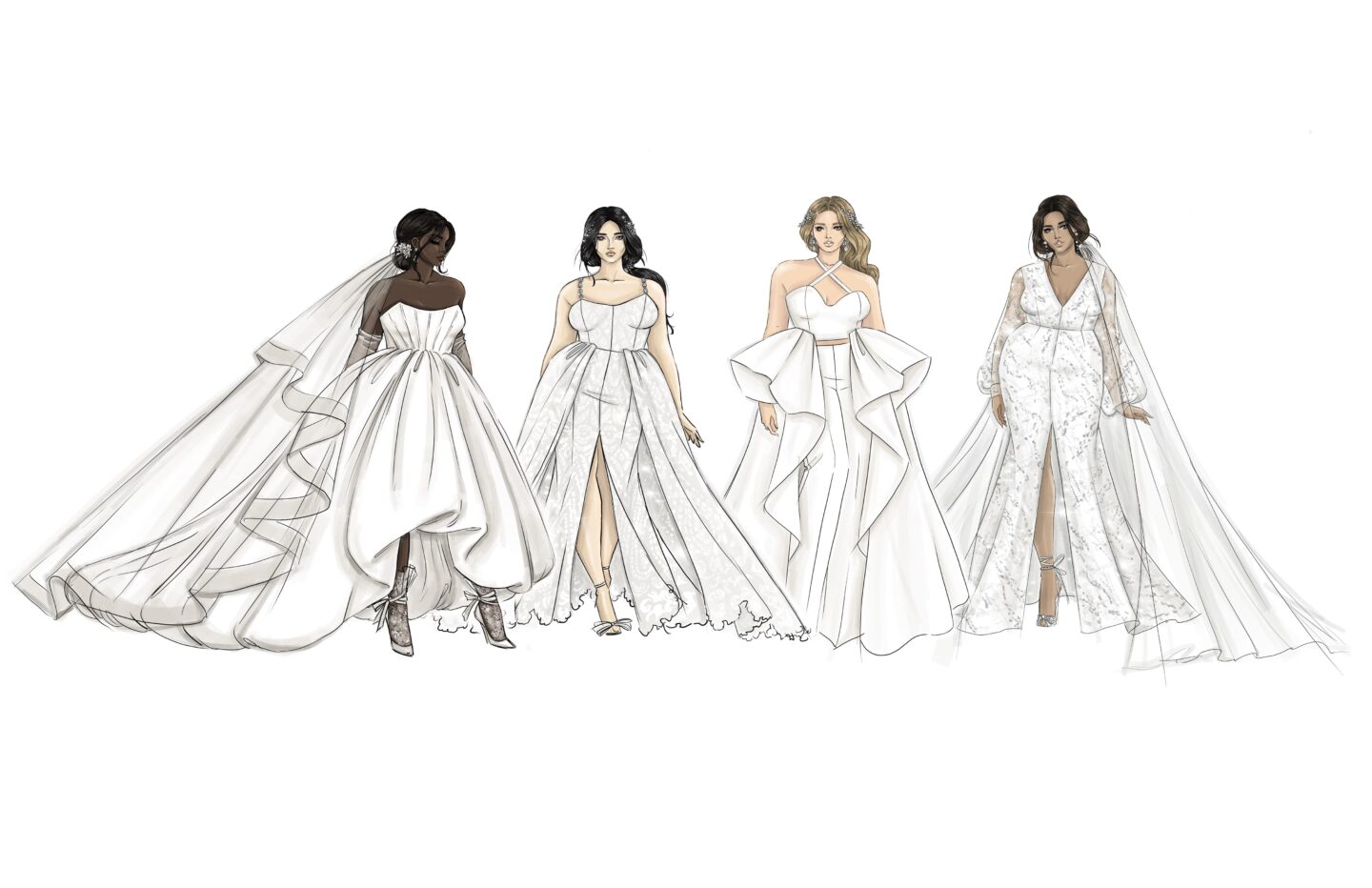 eloquii wedding gowns from bridal by eloquii