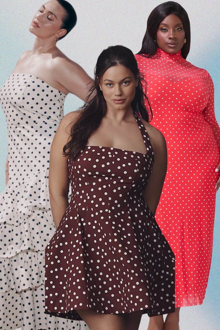 Polka Dot Plus Size 2025 Spring Fashion Trends
